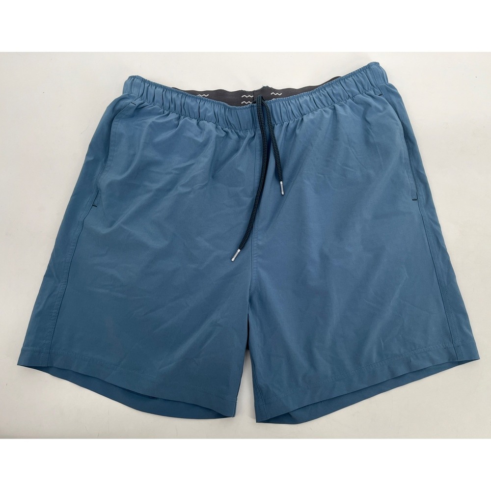 Free Fly Men's Breeze Short 6" Blue Fog Quick Dry Elastic Waist Shorts Size XL